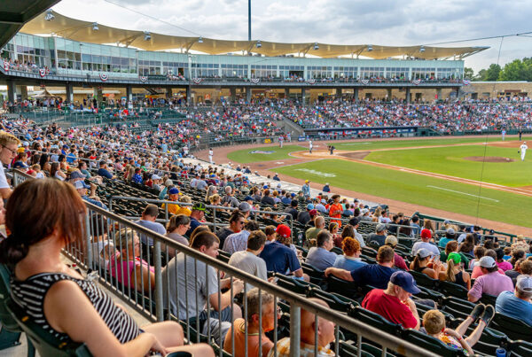 Arvest Ballpart filled with spectators