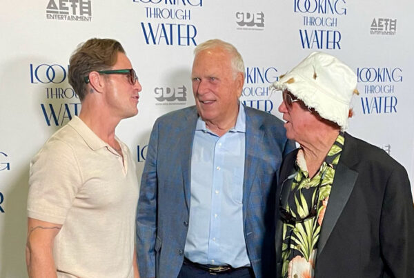 Bob Rich at the Looking Through Water premiere