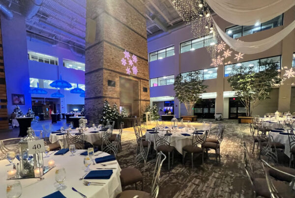 The Atrium at Rich's decorated for a winter event
