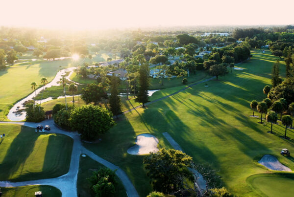aerial view of golf course at Palm Beach National