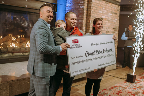Rich's Catering hands big check to prize winners