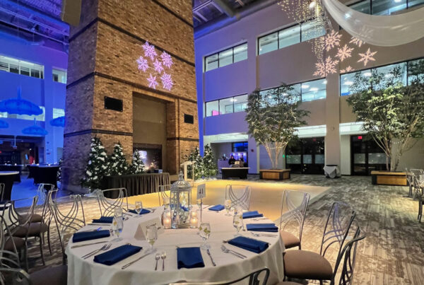 The Atrium at Rich's decorated for a winter event